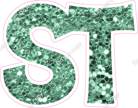 KG 12" Individuals - Sea Foam Sparkle ST