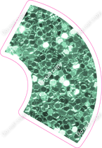 KG 12" Individuals - Sea Foam Sparkle Apostrophe