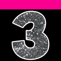 Sparkle - 12" KG 43 pc Number Sets