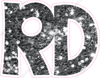 KG 12" Individuals - Silver Sparkle RD