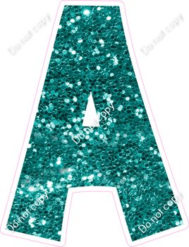 KG 12" Individuals - Teal Sparkle A