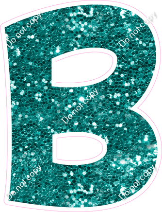 KG 12" Individuals - Teal Sparkle B