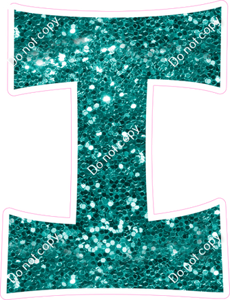 KG 12" Individuals - Teal Sparkle I