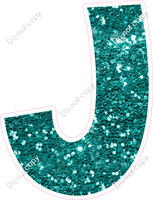 KG 12" Individuals - Teal Sparkle J