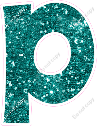 KG 12" Individuals - Teal Sparkle P