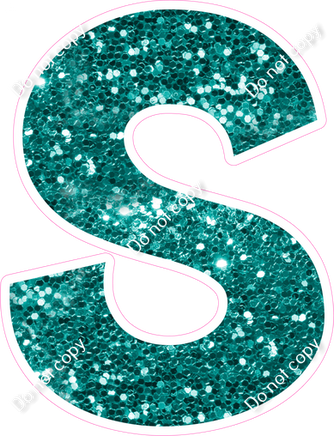 KG 12" Individuals - Teal Sparkle S