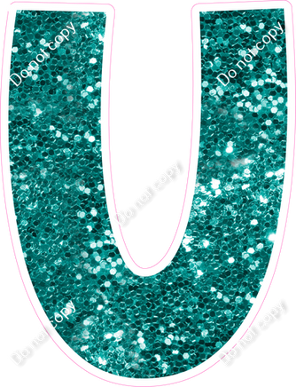 KG 12" Individuals - Teal Sparkle U