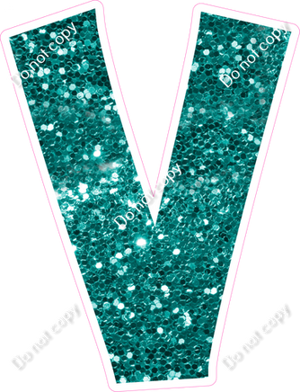 KG 12" Individuals - Teal Sparkle V