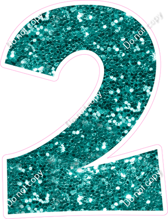 KG 12" Individuals - Teal Sparkle 2