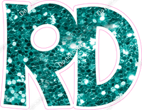 KG 12" Individuals - Teal Sparkle RD