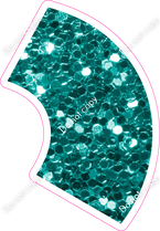 KG 12" Individuals - Teal Sparkle Apostrophe