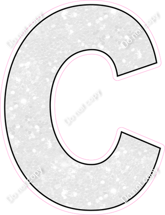 KG 12" Individuals - White Sparkle C