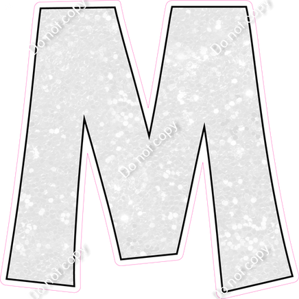 KG 12" Individuals - White Sparkle M