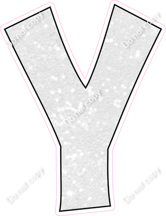 KG 12" Individuals - White Sparkle Y