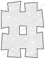 KG 12" Individuals - White Sparkle #