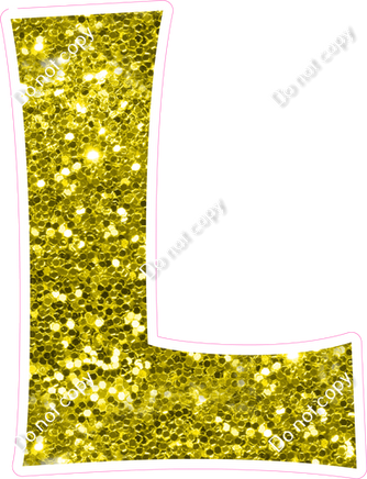 KG 12" Individuals - Yellow Sparkle L