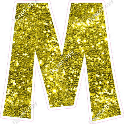 KG 12" Individuals - Yellow Sparkle M