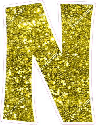 KG 12" Individuals - Yellow Sparkle N