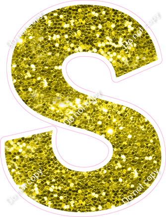 KG 12" Individuals - Yellow Sparkle S