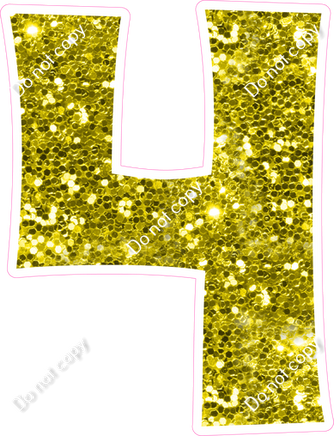 KG 12" Individuals - Yellow Sparkle 4