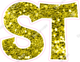 KG 12" Individuals - Yellow Sparkle ST