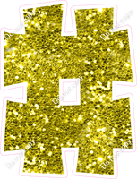 KG 12" Individuals - Yellow Sparkle #