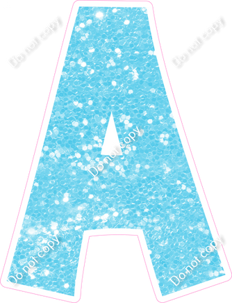 KG 18" Individuals - Baby Blue Sparkle A