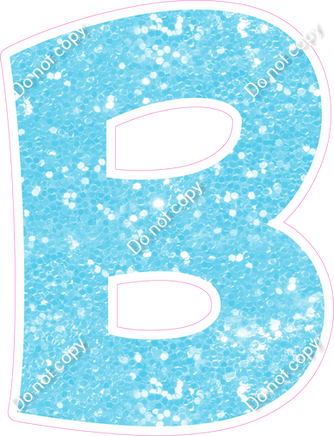 KG 18" Individuals - Baby Blue Sparkle B