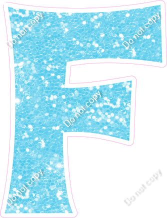 KG 18" Individuals - Baby Blue Sparkle F