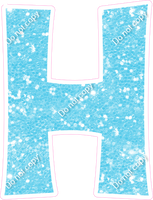 KG 18" Individuals - Baby Blue Sparkle H