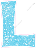 KG 18" Individuals - Baby Blue Sparkle L