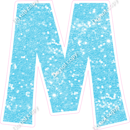 KG 18" Individuals - Baby Blue Sparkle M