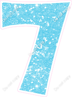 KG 18" Individuals - Baby Blue Sparkle 7