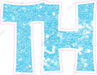 KG 18" Individuals - Baby Blue Sparkle TH