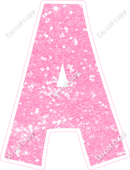 KG 18" Individuals - Baby Pink Sparkle A