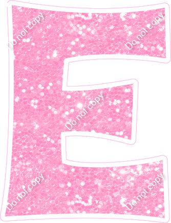 KG 18" Individuals - Baby Pink Sparkle E
