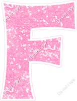 KG 18" Individuals - Baby Pink Sparkle F