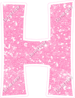 KG 18" Individuals - Baby Pink Sparkle H