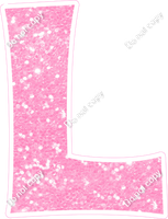 KG 18" Individuals - Baby Pink Sparkle L