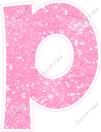 KG 18" Individuals - Baby Pink Sparkle P