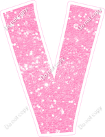 KG 18" Individuals - Baby Pink Sparkle V
