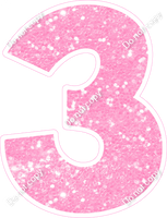 KG 18" Individuals - Baby Pink Sparkle 3