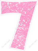 KG 18" Individuals - Baby Pink Sparkle 7