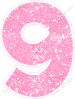 KG 18" Individuals - Baby Pink Sparkle 9