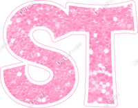 KG 18" Individuals - Baby Pink Sparkle ST