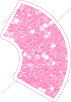 KG 18" Individuals - Baby Pink Sparkle Apostrophe