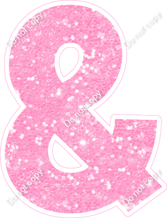 KG 18" Individuals - Baby Pink Sparkle &