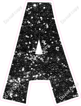 KG 18" Individuals - Black Sparkle A