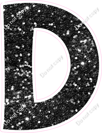 KG 18" Individuals - Black Sparkle D