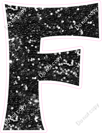 KG 18" Individuals - Black Sparkle F